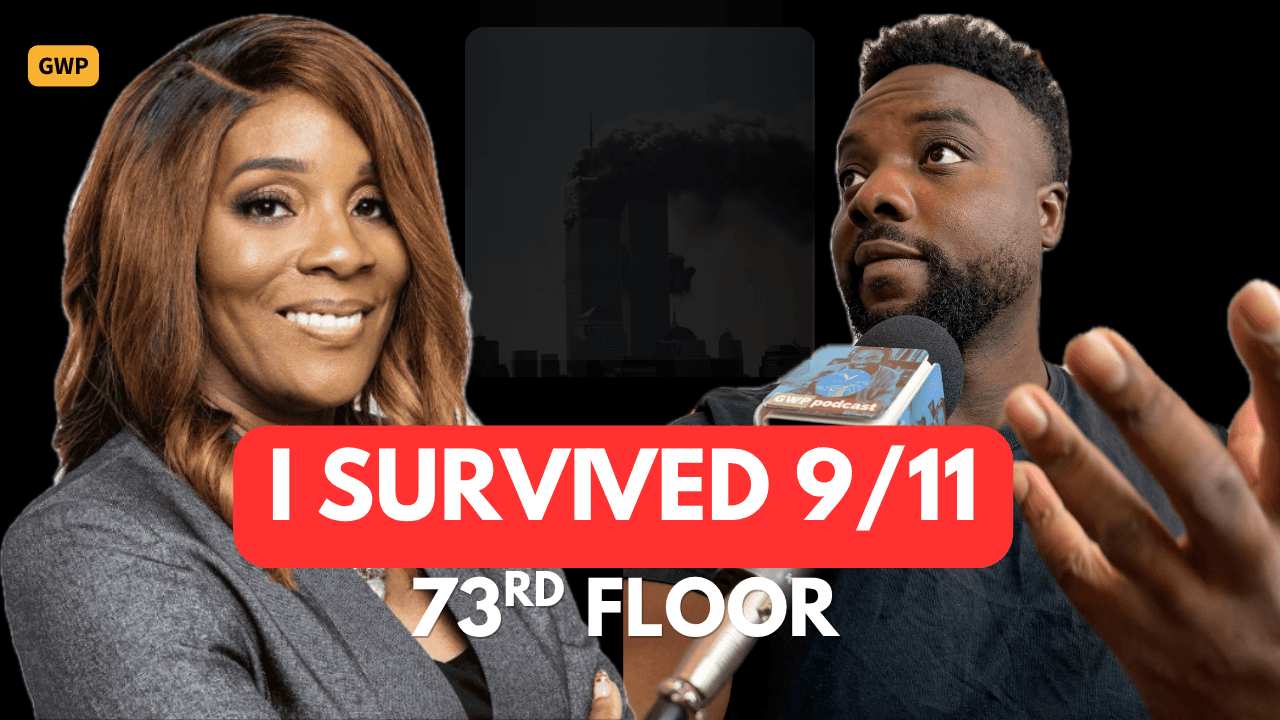 Episode artwork: Dr. Nicole and Papa, titled I Survived 9/11, 73rd Floor.