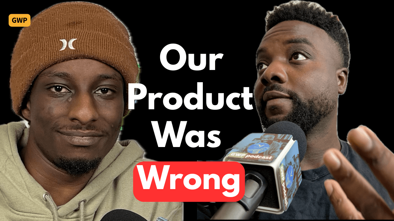 Episode artwork: Elias and Papa, titled Our Product Was Wrong.
